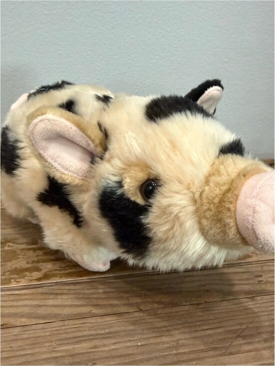 Aurora Other - Aurora Miyoni Tots Spotted Piglet Plush Stuffed Animal Cream Black 9in